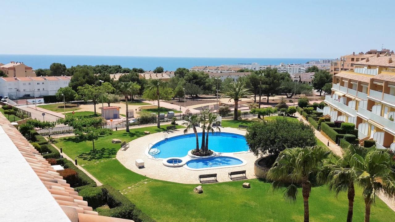 Atico Con Vistas Al Mar , Wifi Y Piscina - Sierra Irta Albert Villas Alcoceber Ngoại thất bức ảnh