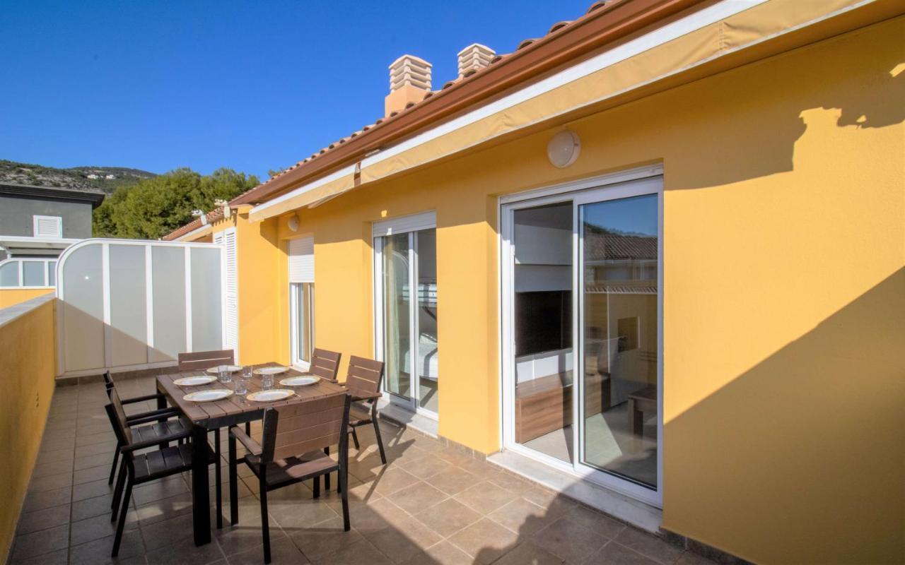 Atico Con Vistas Al Mar , Wifi Y Piscina - Sierra Irta Albert Villas Alcoceber Ngoại thất bức ảnh