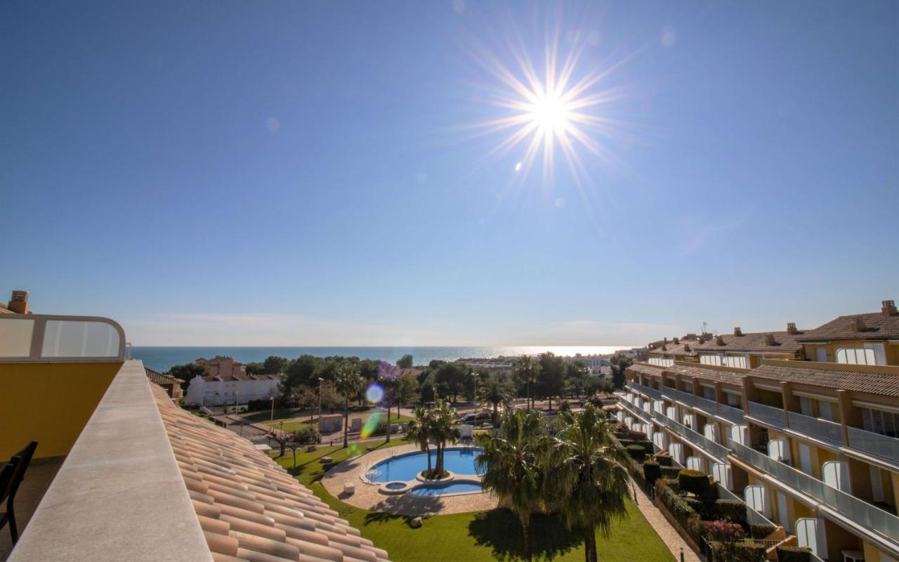 Atico Con Vistas Al Mar , Wifi Y Piscina - Sierra Irta Albert Villas Alcoceber Ngoại thất bức ảnh
